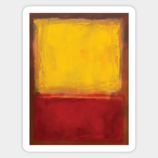 mark rothko Art Sticker